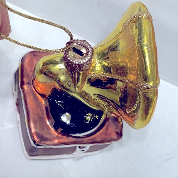 Thomas Pacconi phonograph Glass ornaments vintage - Picture 7 of 9